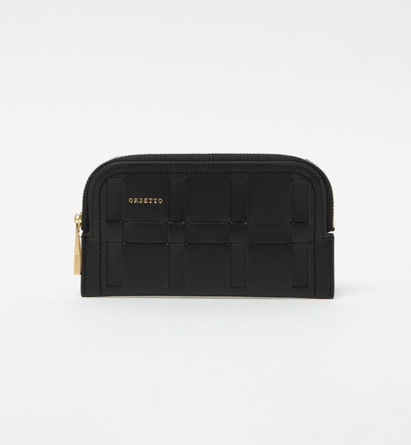 UNITED ARROWS「【一部別注】＜ORSETTO＞RETE ウォレット」|財布|BLACK