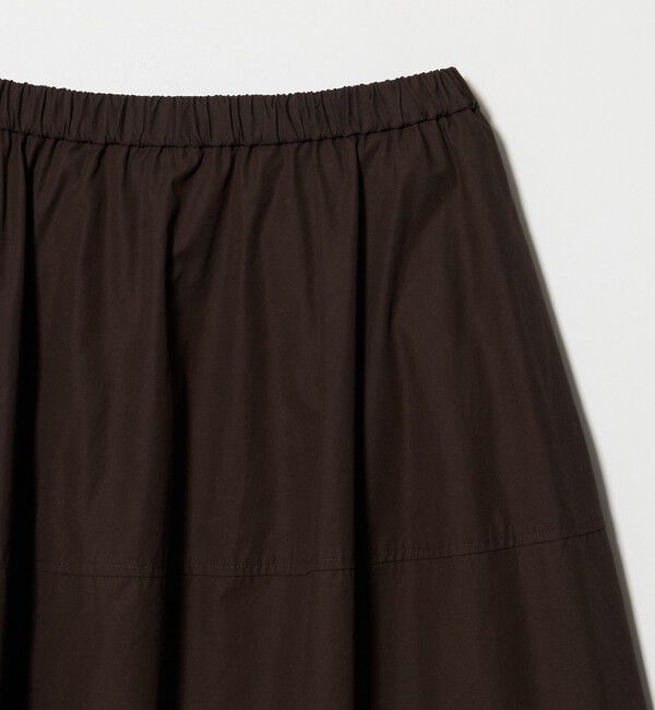 UNITED ARROWS「シルキー ギャザー フレア スカート ‐ウォッシャブル‐」|フレア|