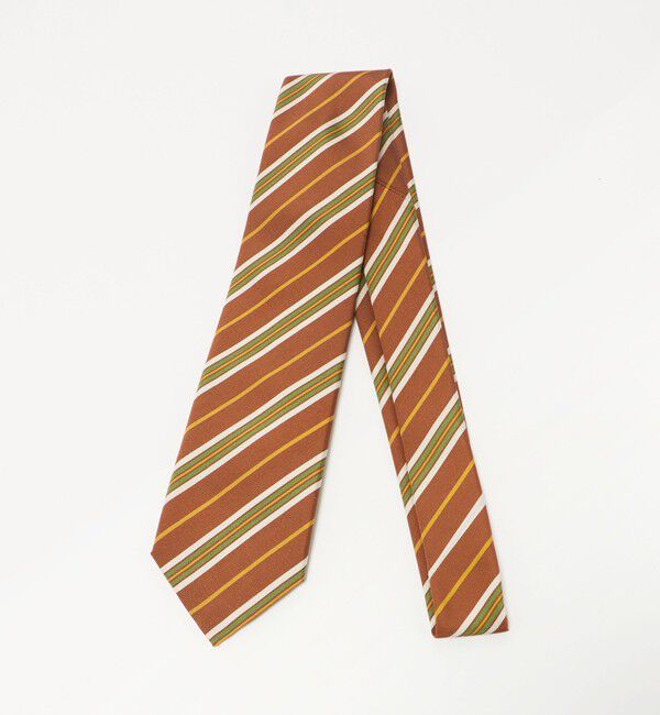 UNITED ARROWS green label relaxing「GLR 8.0cm ストライプ4 ITALY ネクタイ」|ネクタイ・蝶ネクタイ|MD.BROWN