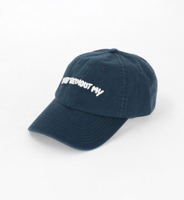 UNITED ARROWS green label relaxing「＜PICA PICA＞NOT WITHOUT MY 刺繍しゅう キャップ」|キャップ・キャスケット|NAVY