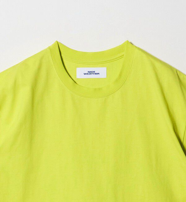 NICE WEATHER「＜NICE WEATHER＞ソリッド ショートスリーブ Tシャツ」|Tシャツ・カットソー|