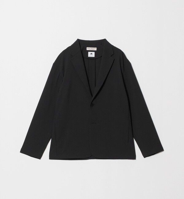 BEAUTY&YOUTH UNITED ARROWS「KOMATSU ドビー リラックス ジャケット ストレッチ 吸水速乾 セットアップ対応」|テーラードジャケット|BLACK