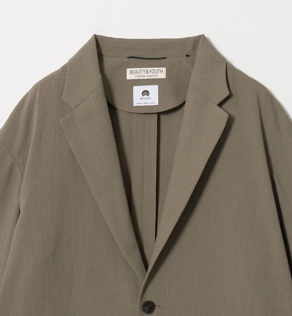 BEAUTY&YOUTH UNITED ARROWS「KOMATSU ドビー リラックス ジャケット ストレッチ 吸水速乾 セットアップ対応」|テーラードジャケット|
