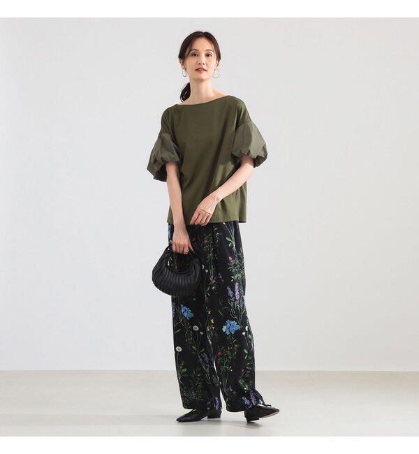 Demi-Luxe BEAMS 「タフタ バルーン スリーブ プルオーバー」|Tシャツ・カットソー|