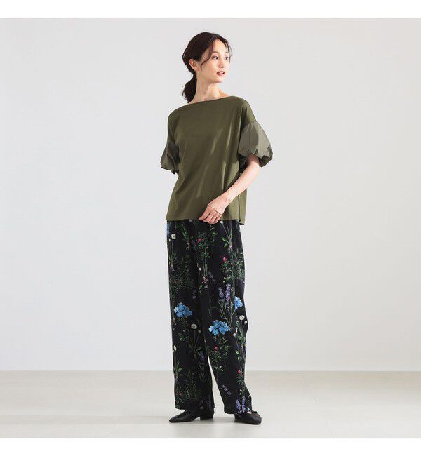 Demi-Luxe BEAMS 「タフタ バルーン スリーブ プルオーバー」|Tシャツ・カットソー|