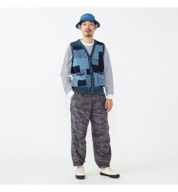 BEAMS PLUS「Indigo Vest」|ニット・セーター|