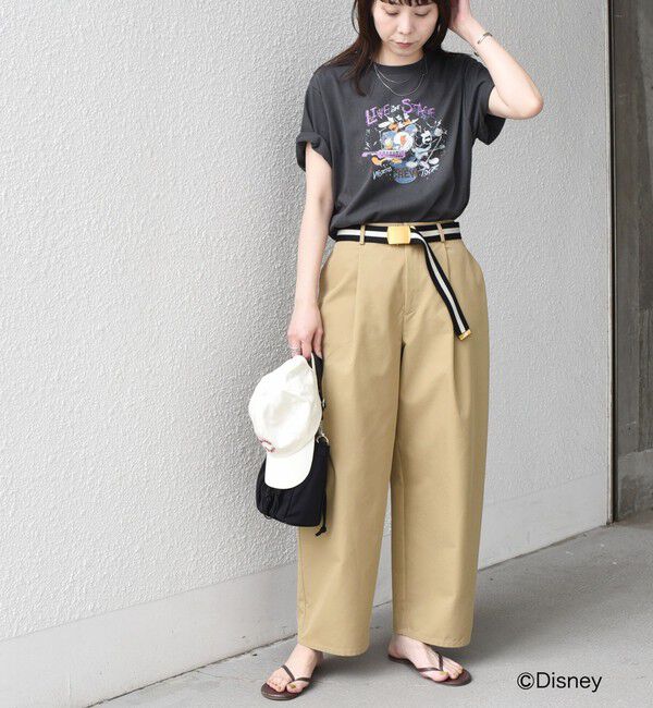 SHIPS Colors 「SHIPS Colors:ミッキーマウス バンド プリント Tシャツ◇」|Tシャツ・カットソー|