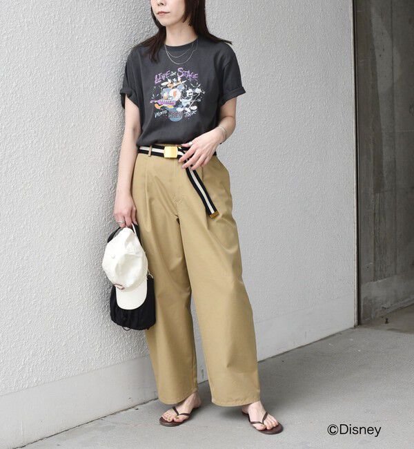 SHIPS Colors 「SHIPS Colors:ミッキーマウス バンド プリント Tシャツ◇」|Tシャツ・カットソー|