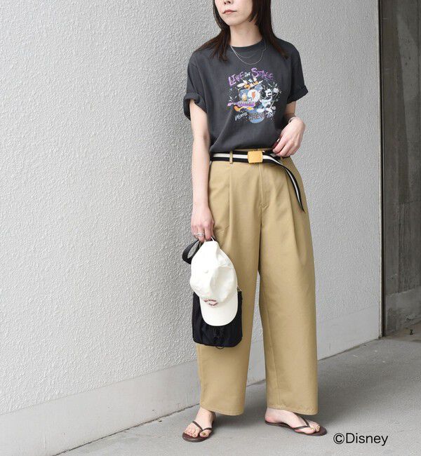 SHIPS Colors 「SHIPS Colors:ミッキーマウス バンド プリント Tシャツ◇」|Tシャツ・カットソー|