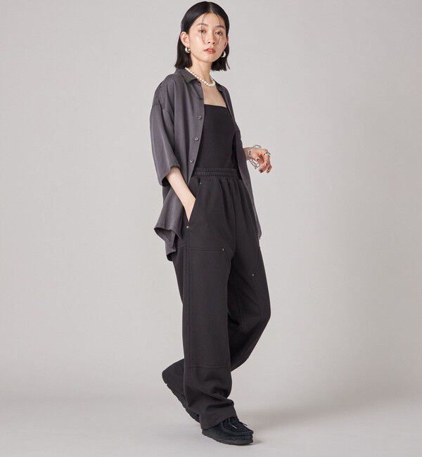 SHIPS for women「SHIPS NINE CASE:〈洗濯機可能〉裏毛 ダブルニー パンツ」|その他|