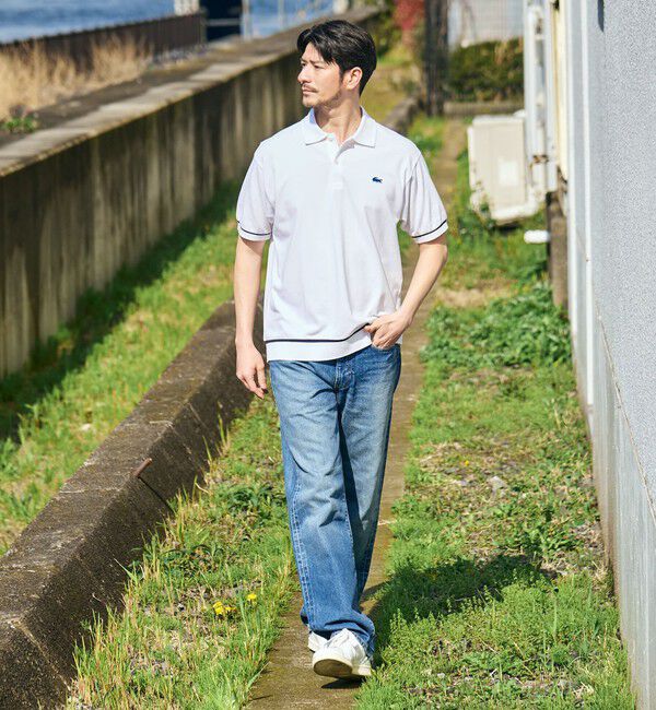 SHIPS「【SHIPS別注】LACOSTE: シャンティイー トリム ポロシャツ」|ポロシャツ|