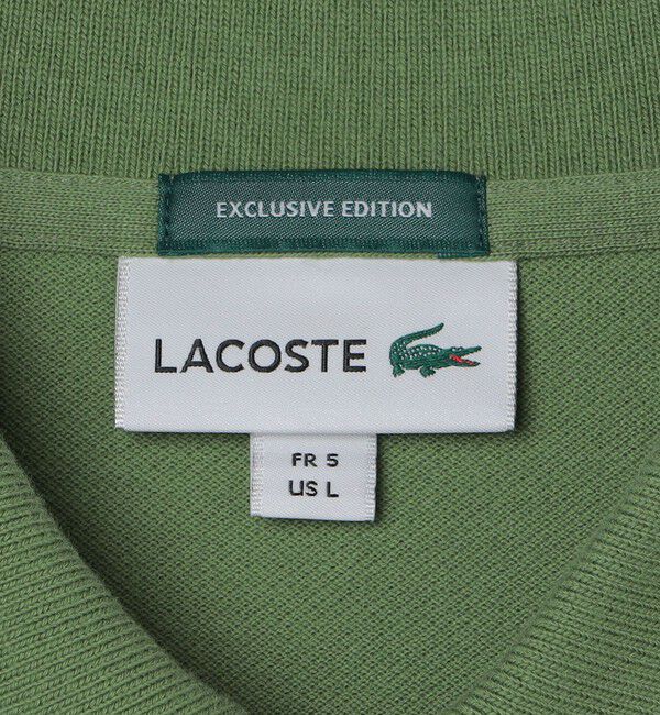 SHIPS「【SHIPS別注】LACOSTE: シャンティイー トリム ポロシャツ」|ポロシャツ|