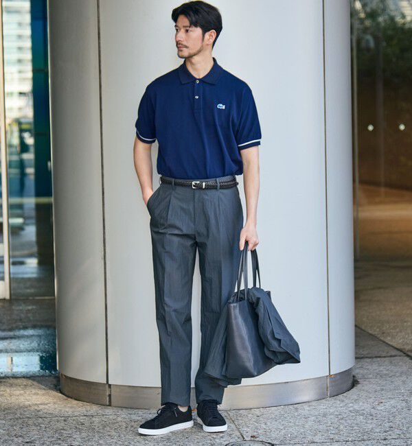 SHIPS「【SHIPS別注】LACOSTE: シャンティイー トリム ポロシャツ」|ポロシャツ|