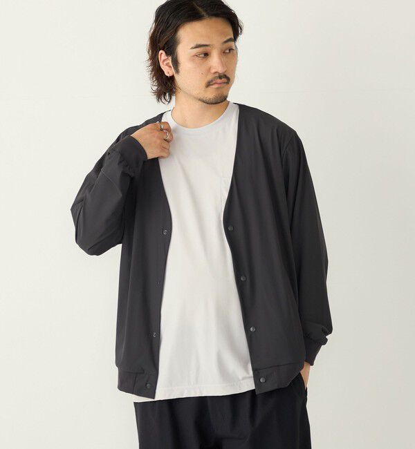 SHIPS Colors 「SHIPS Colors:〈UVカット・接触冷感・吸水速乾〉 クールタッチ カーディガン」|カーディガン|グレー