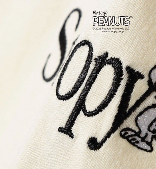 SHIPS any「FRUIT OF THE LOOM:〈洗濯機可能〉PEANUTS 刺繍 TEE」|Tシャツ・カットソー|