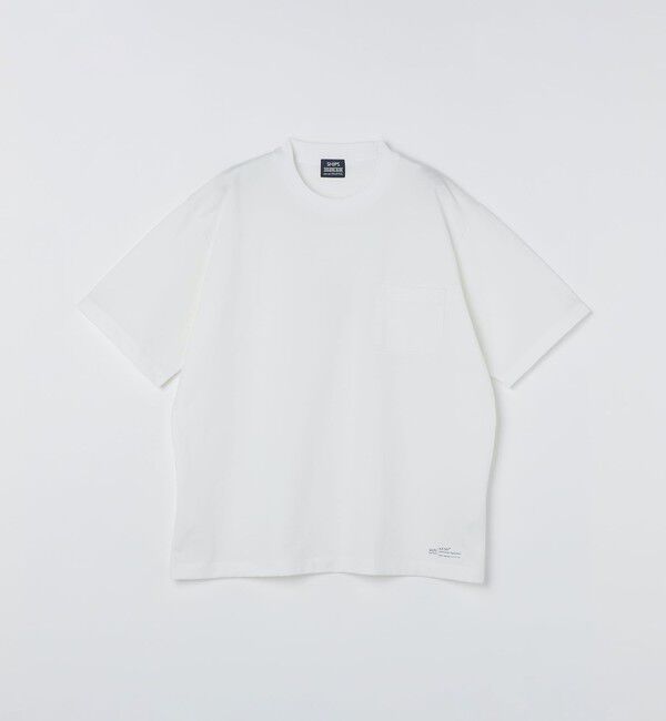 SHIPS「SHIPS:〈UVカット/吸水速乾/防シワ〉SOLOTEX(R) エアドライ Tシャツ」|Tシャツ・カットソー|ホワイト