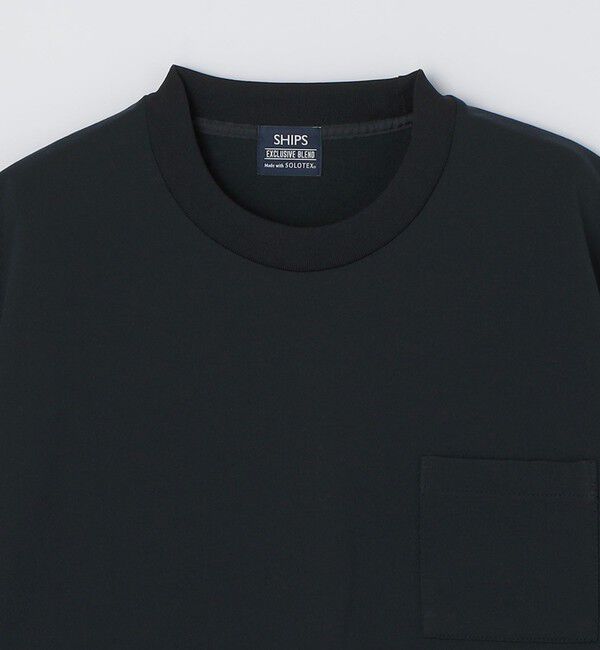 SHIPS「SHIPS:〈UVカット/吸水速乾/防シワ〉SOLOTEX(R) エアドライ Tシャツ」|Tシャツ・カットソー|
