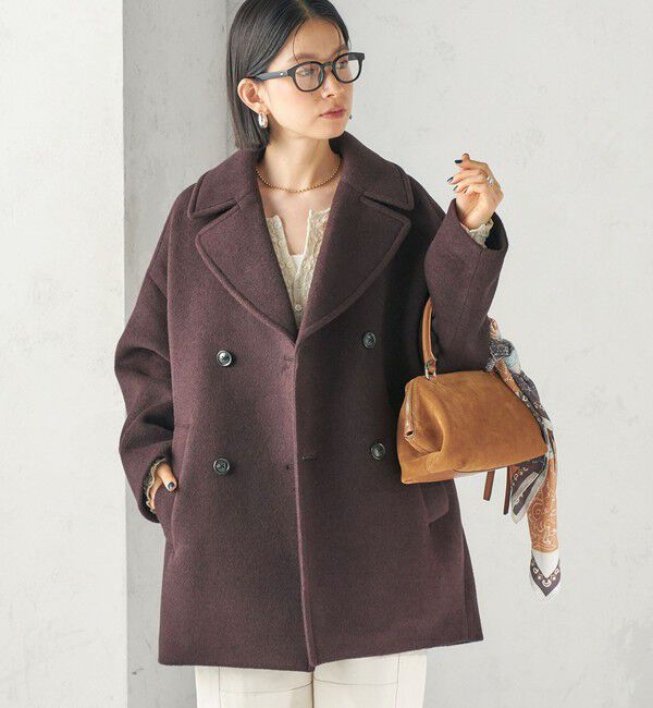 SHIPS for women「《予約》【一部SHIPS別注】TICCA: Pコート 26AW」|ピーコート|