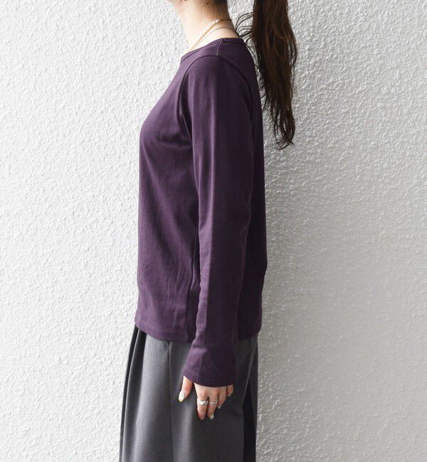 SHIPS any「《予約》SHIPS any:〈洗濯機可能〉レイヤード ロングスリーブ TEE &times; タンク セット」|Tシャツ・カットソー|