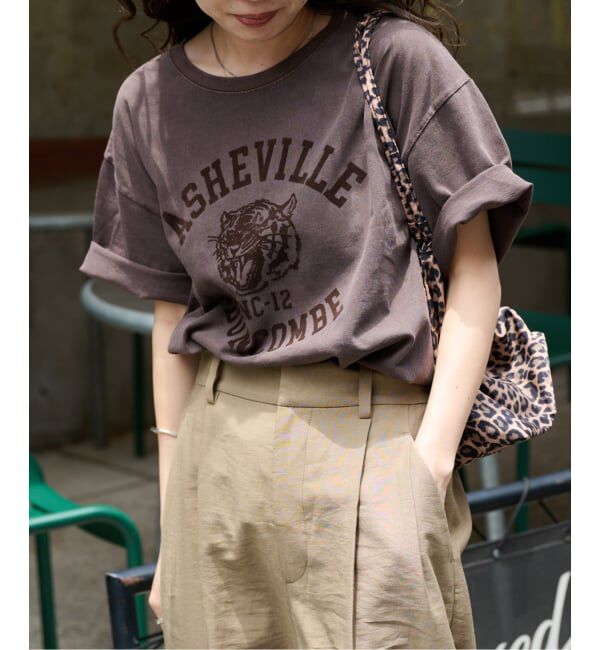 OUTDOOR PRODUCTS Usual Things「≪予約≫追加4 ピグメントカットオフZOO TEE」|Tシャツ・カットソー|ブラウン