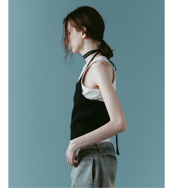 JOINT WORKS「Knuth Marf / クヌースマーフ knit halter bustier」|ベスト・ジレ|
