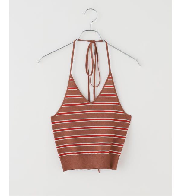 JOINT WORKS「Knuth Marf / クヌースマーフ knit halter bustier」|ベスト・ジレ|