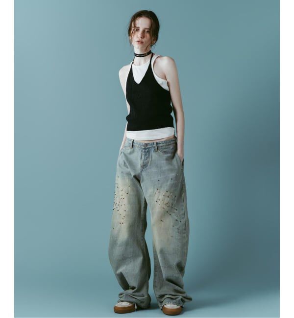 JOINT WORKS「Knuth Marf / クヌースマーフ knit halter bustier」|ベスト・ジレ|