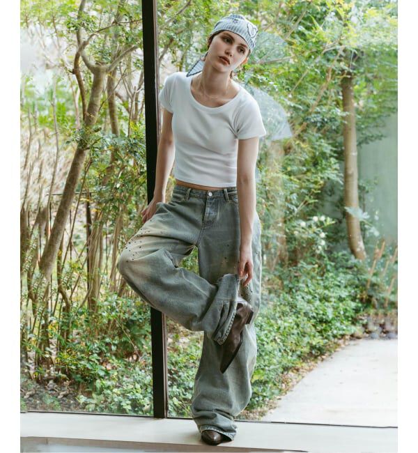 JOINT WORKS「Knuth Marf / クヌースマーフ layered crewneck tee」|Tシャツ・カットソー|
