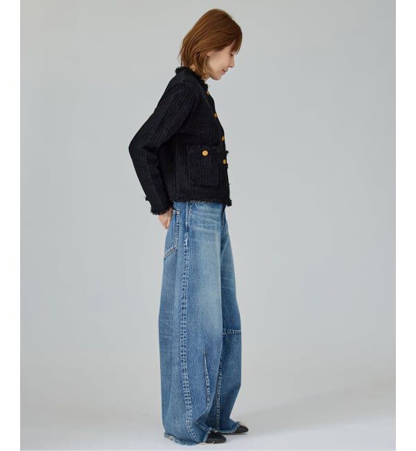VERMEIL par iena「TWEED KNITジャケット カーディガン」|カーディガン|