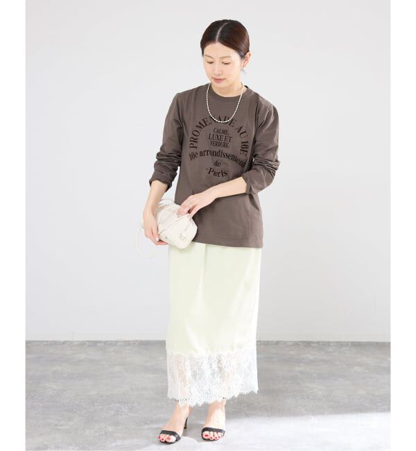 IENA「GOOD ROCK SPEED フロッキーTシャツ」|Tシャツ・カットソー|