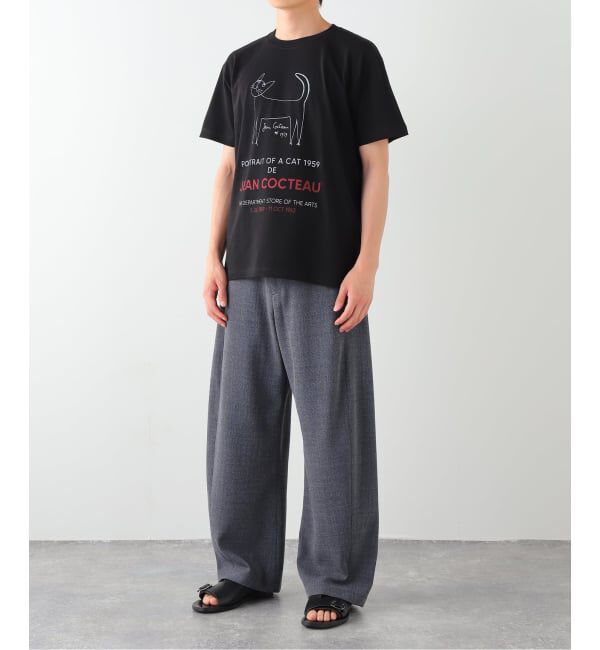EDIFICE「フレンチ アート プリント Tシャツ」|Tシャツ・カットソー|