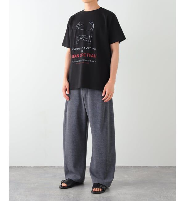 EDIFICE「フレンチ アート プリント Tシャツ」|Tシャツ・カットソー|