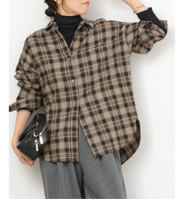 JOURNAL STANDARD relume「《追加2》CHECKオーバーサイズシャツ」|シャツ・ブラウス|