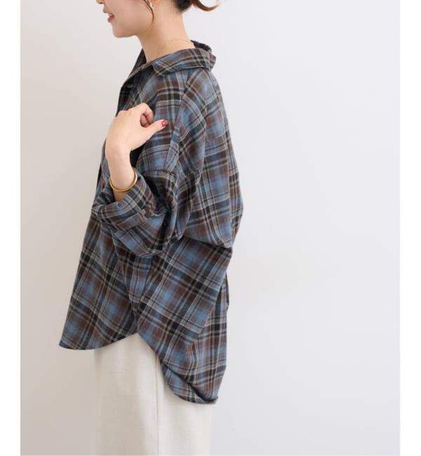 JOURNAL STANDARD relume「《追加2》CHECKオーバーサイズシャツ」|シャツ・ブラウス|