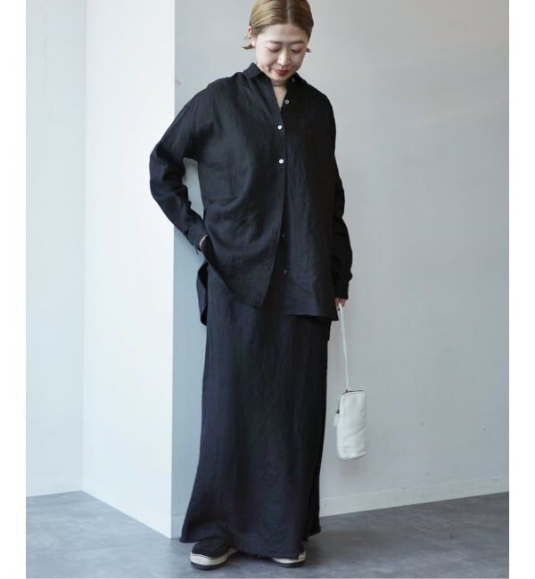 journal standard luxe「フレンチリネンツイルスカート」|スカート|