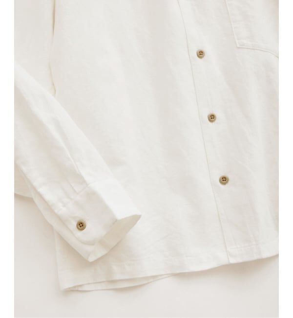 JOURNAL STANDARD relume「European Flax / ヨーロピアンフラックス 製品染め オープンカラーシャツ」|シャツ・ブラウス|
