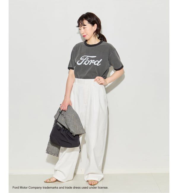 journal standard L'essage「【Ford】ロゴピグメントTシャツ」|Tシャツ・カットソー|