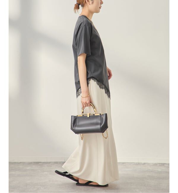 journal standard L'essage「レースイレギュラーヘムTシャツ」|Tシャツ・カットソー|