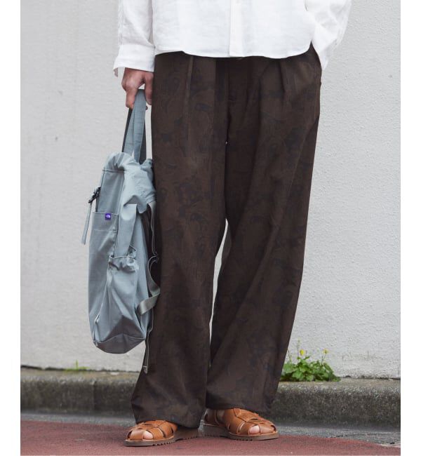 JOURNAL STANDARD relume「RIRANCHA(R) / リランチェ シアー プリント オーバーパンツ」|スラックス|