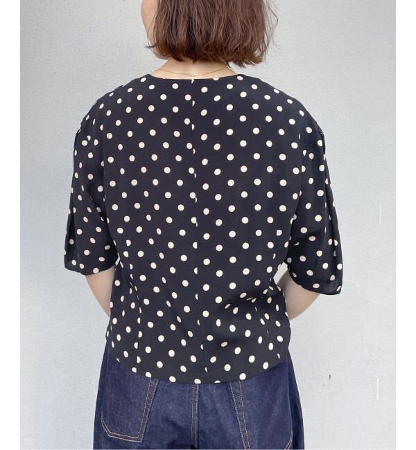 journal standard L'essage「IPEKERドットタックスリーブシャツ」|シャツ・ブラウス|