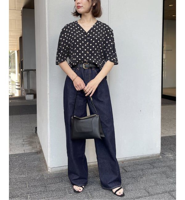 journal standard L'essage「IPEKERドットタックスリーブシャツ」|シャツ・ブラウス|