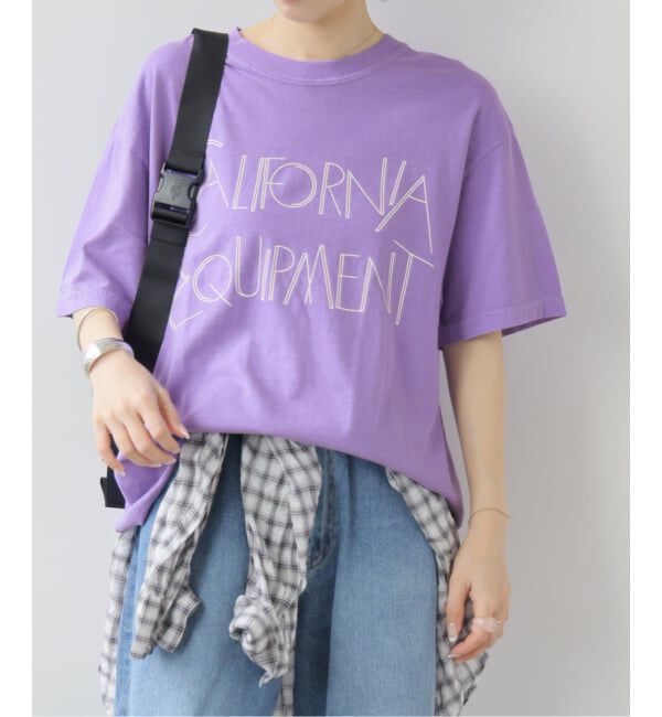 JOURNAL STANDARD relume「《追加2》別注【THE DAY ON THE BEACH】カットオフTシャツ」|Tシャツ・カットソー|パープル D