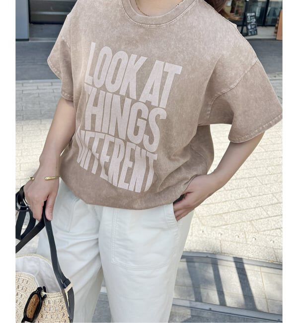 JOURNAL STANDARD「《WEB限定追加予約4》ラウンドヘムピグメントT」|Tシャツ・カットソー|