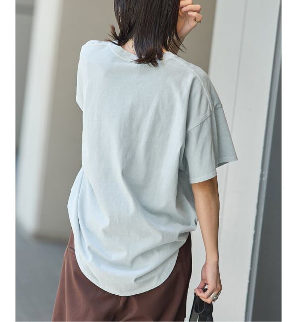 JOURNAL STANDARD「《WEB限定追加予約4》ラウンドヘムピグメントT」|Tシャツ・カットソー|