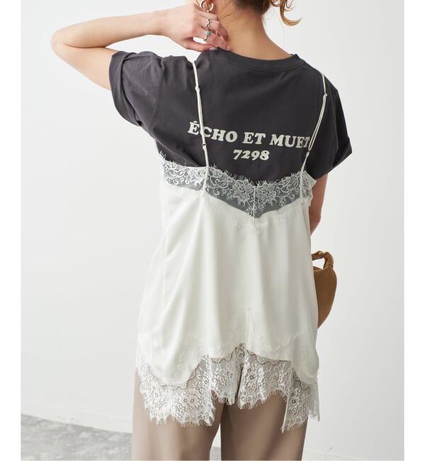 Spick and Span「バックロゴTシャツ」|Tシャツ・カットソー|