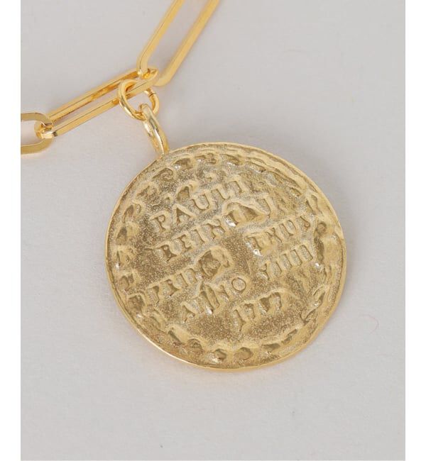 NOBLE「chibi jewels/チビジュエルズ rectangle chain Mex Coin Necklace」|ネックレス|