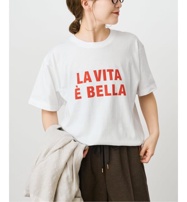 Spick and Span「《追加》バックフォトプリントT」|Tシャツ・カットソー|