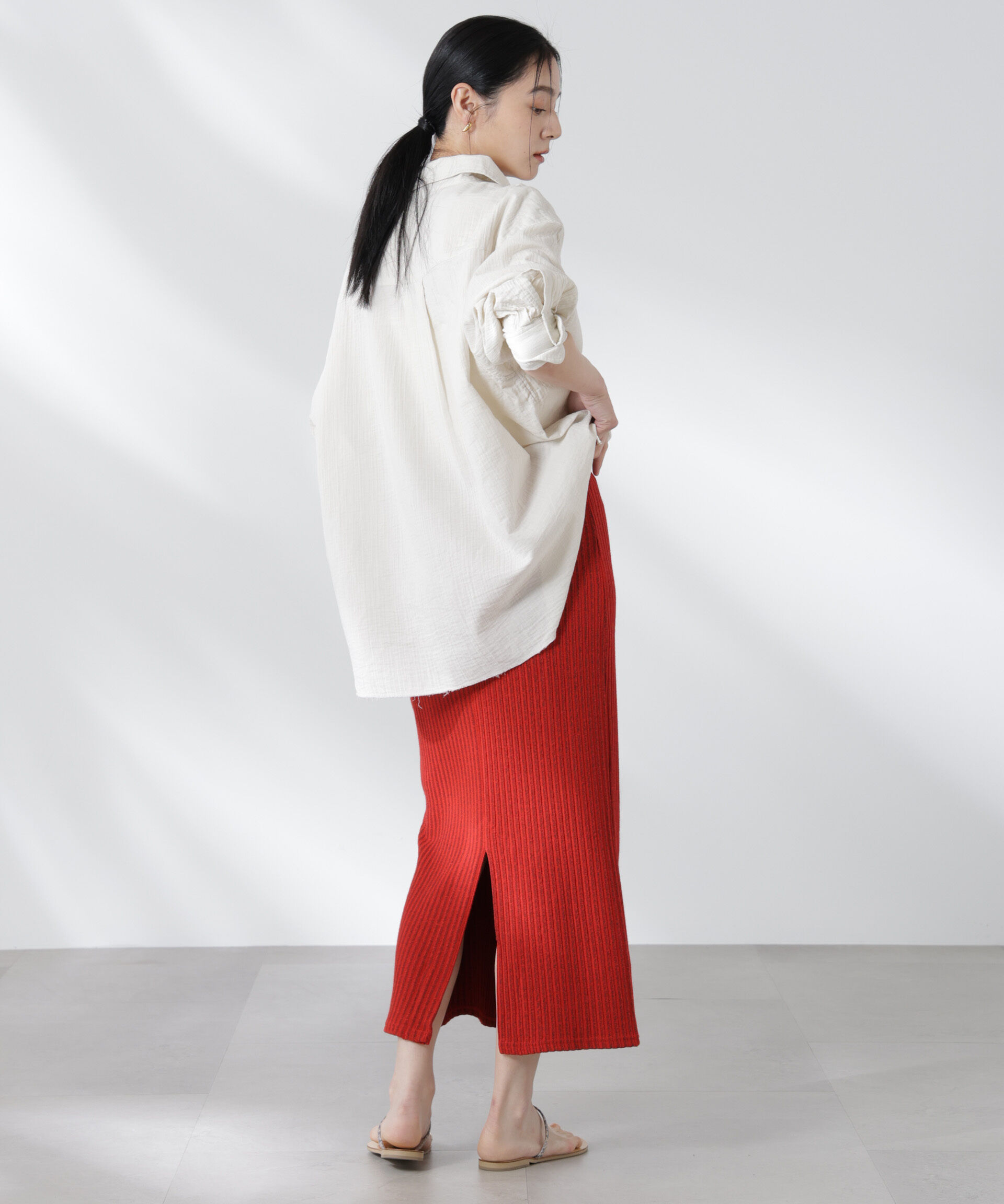 nano･universe「RITA ROW/FLAIR SKIRT」|スカート|