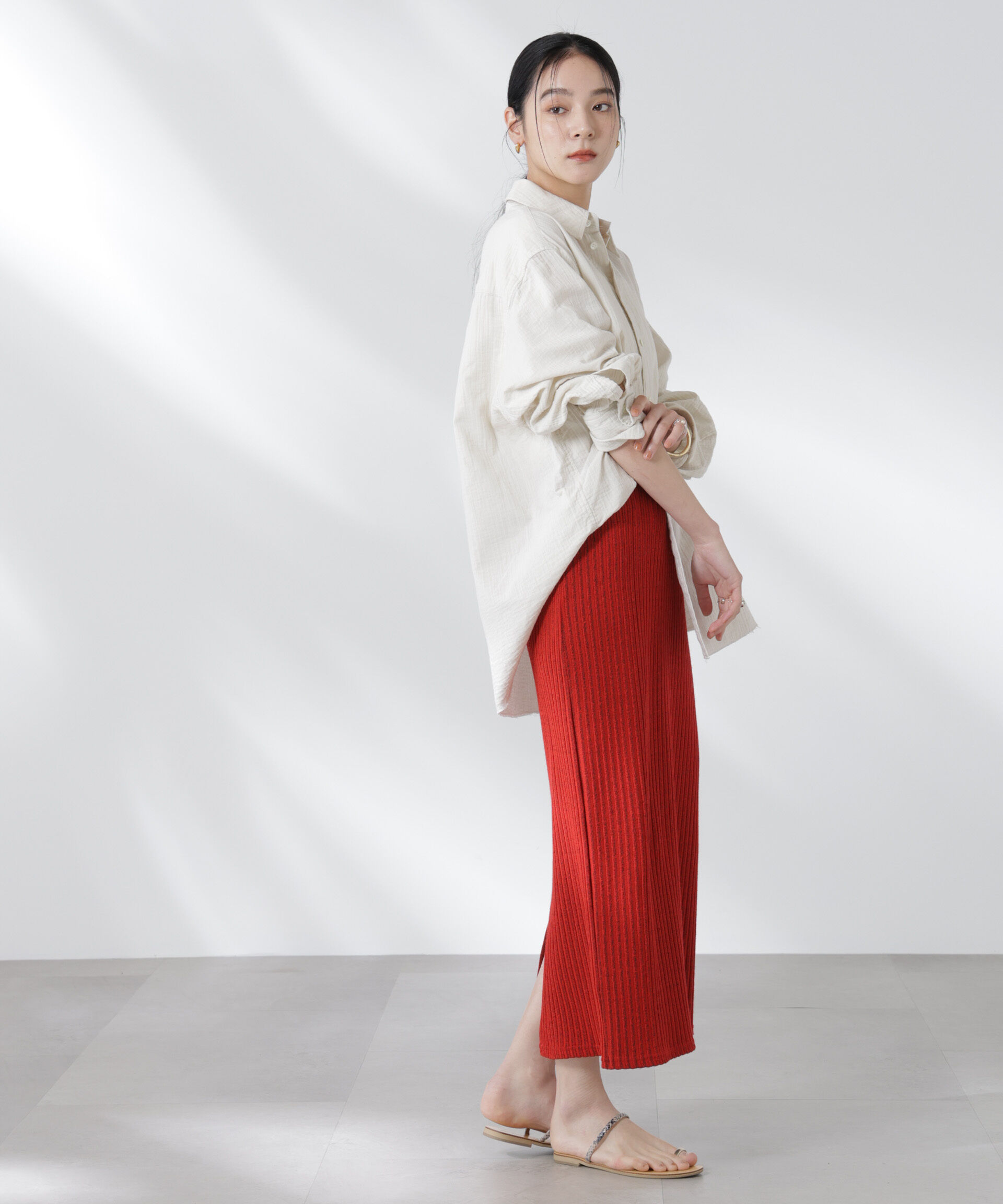 nano･universe「RITA ROW/FLAIR SKIRT」|スカート|