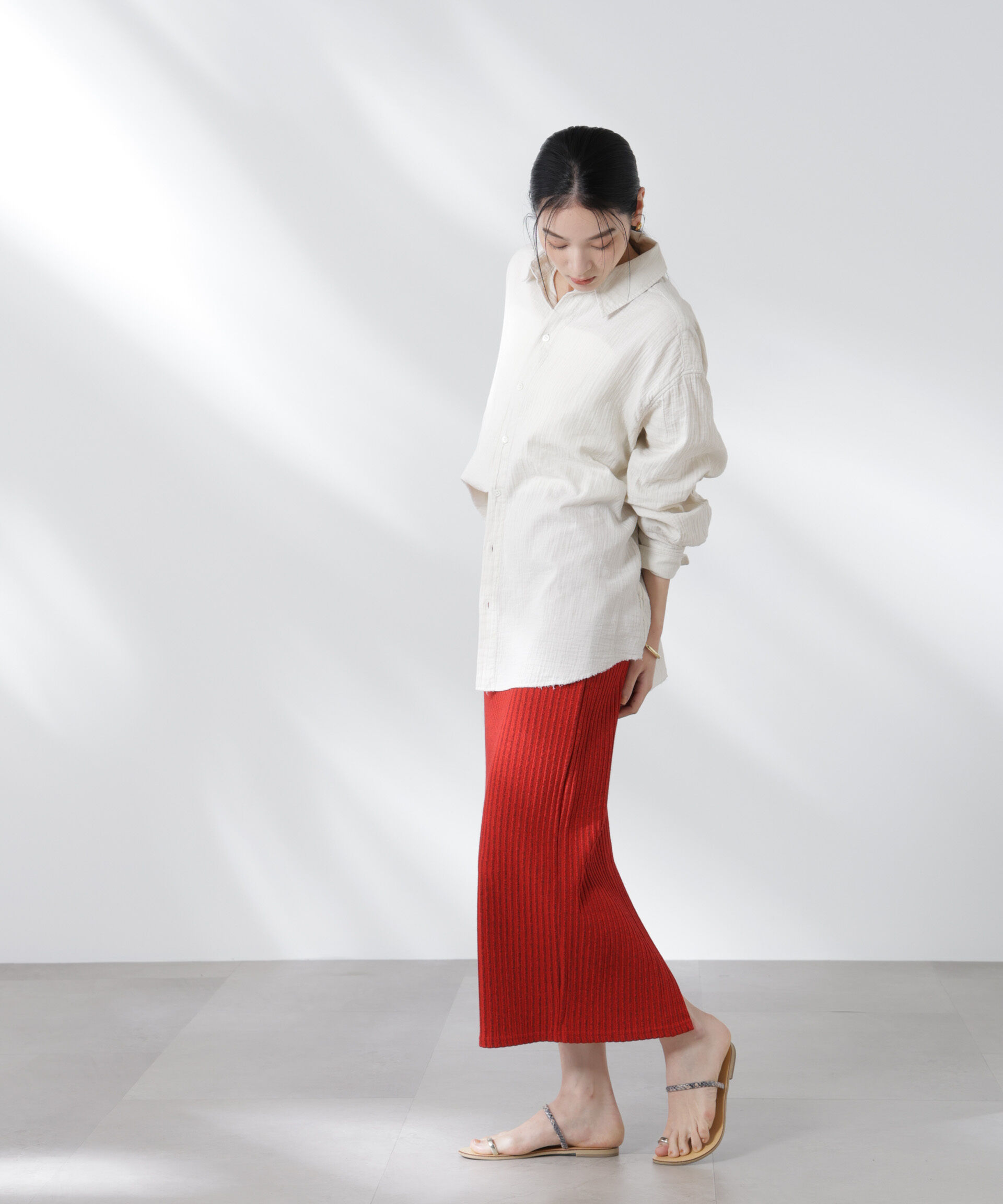 nano･universe「RITA ROW/FLAIR SKIRT」|スカート|